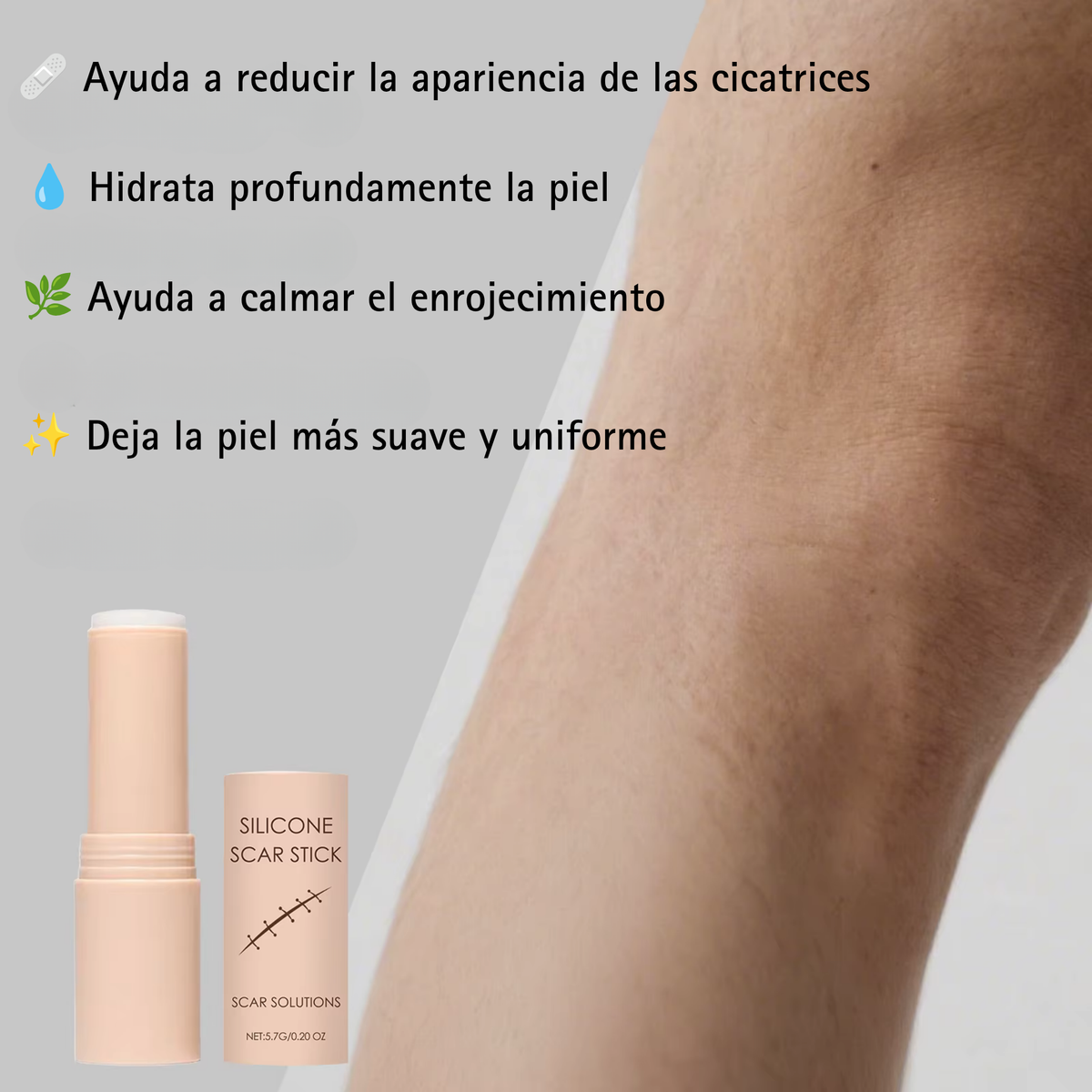Silicona para cicatrices