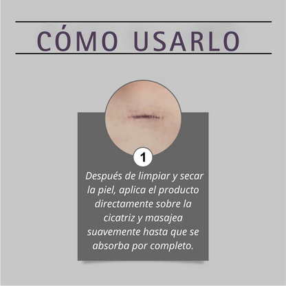 Silicona para cicatrices