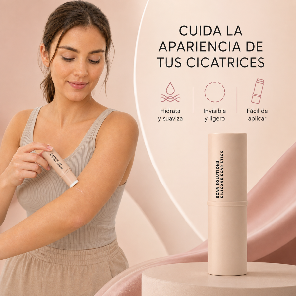 Silicona para cicatrices